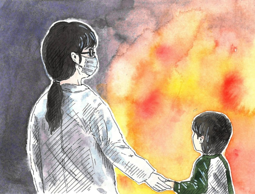 ⑤ 아들은 제가 계속 살아갈 힘을 주는 사람이에요